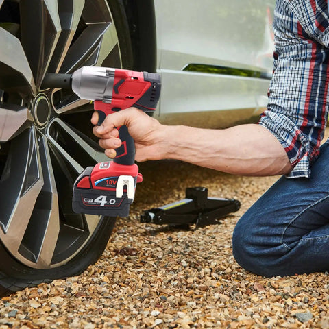 18V Cordless Half Inch Impact Wrench Brushless Beast, 500 FtLbs Peak Torque, lightweight design loosening car wheel nut