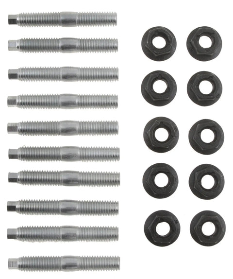 Exhaust Manifold Hardware Kit Bolt-On Direct Replacement For Ford Lincoln Mercury Models OEM-Grade Fasteners Set With Durable Bolts And Studs
