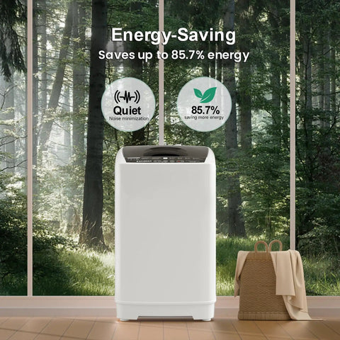 No Sweat Laundry Days With This Compact Portable Washing Machine Ideal For Dorm Rooms And Small Apartments Lightweight Fully Automatic Top Load Design handles up to 13 pounds.