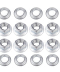 ATV Lockin Lug Nuts Set M10x1.25, 8 Nuts And 8 Tapered Adapters displayed in rows for Yamaha, Kawasaki, Suzuki
