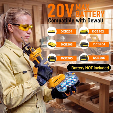 Cordless Drywall Cut-Out Tool Built For Pros With Brushless Rotary Saw, 28000 RPM, 3-Speed Depth Adjustable, LED Light, Compact Spiral Tool For Sheetrock And Wood Cutting, Compatible With 20V Batteries (Battery Not Included), held in workshop