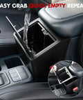 Ford Maverick Lidded Console Organizer with Seal Lid in front seat armrest, water-resistant, tool-free insert, 2022-2026 Maverick