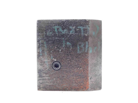One Inch Slot Width Lathe Turret Tool Block With 40mm By 65mm Bolt Pattern H01B-1RL-N-W 1.0 for CNC Machining, front view