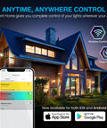 Smart LED Bulbs 4 Pack With WiFi 2 4GHz and Bluetooth 5.0 No Hub Needed Compatible With Alexa and Google, app control interface