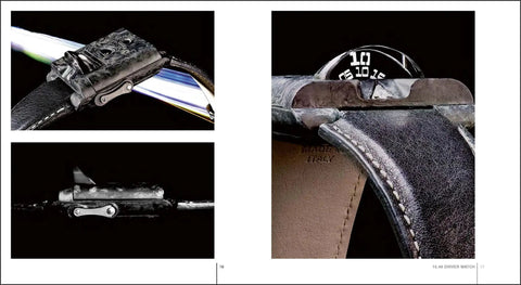 Detailed close-up of a watch strap and buckle from 'Inside The World Of Masterful Watchmakers A Luxe No Nonsense Look At Timeless Craft'