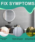 Modern bathroom showcasing efficiency benefits of Beefed Up Bathroom Fan Motor Blower Assembly For Broan NuTone Ceiling Heaters.