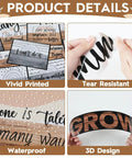 29 Piece Growth Mindset Poster Set With Adhesive Dots Industrial Classroom Bulletin Board Decor showing vivid prints and tear resistant material.