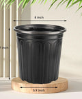 30 Pack Two Gallon Plant Nursery Pots Thickened Soft Plastic Seedling Starter Pots With Drainage Holes For Indoor Outdoor Gardening