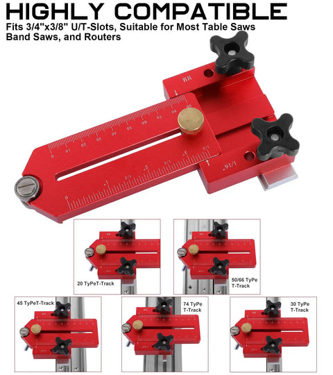 Thin Rip Jig For Table Saw With Push Block Featherboards And Push Sticks Pro Grade Safety Kit For Ultra Precise Thin Cuts