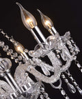 Dope Modern 12 Light K9 Crystal Chandelier Pendant Ceiling Light in European Style for Dining Room detail view of crystal drops