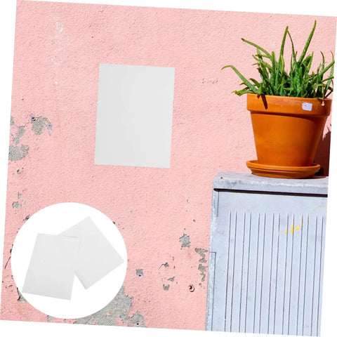 Self Adhesive Wall Patch Kit With 12 Durable Vinyl Siding Patches 8.26 By 5.90 Inches Quick DIY Fix for cracks on wall outdoors.