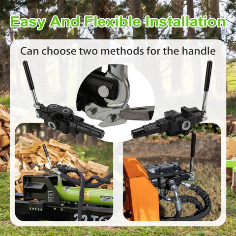 Hydraulic Heavy Duty Log Splitter Valve With Joystick 1 Spool 25 GPM 3626 PSI Directional Control Valve For Log Splitters