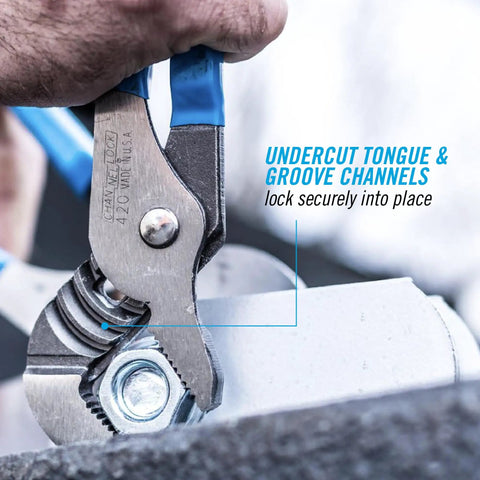 2 Piece Tongue And Groove Pliers Set With Straight Jaw For A Strong Grip And Handy Use Permalock Fastener Built Multipurpose Pliers