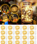 Battery Operated Fairy Lights 20 LED On A 3.3ft Copper Wire Twinkle String For Mason Jars Wedding Party Christmas Centerpiece