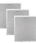Three Pack 12 X 10.5 X 0.35 Inch Aluminum Mesh Range Hood Filter Replacement, Standard Size, 3-Layer Grease Filter W10169961A