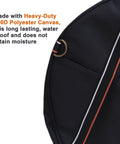 Tough As Nails EV Cable Tote And Jumper Wire Storage Bag Waterproof Ballistic Polyester round organizer showing heavy-duty 600D material.