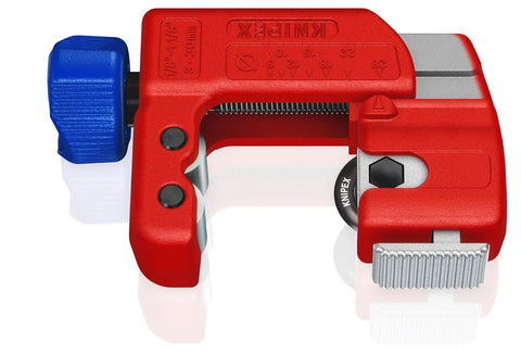 Three Inch TubiX S Pipe Cutter With QuickLock One Handed Adjustment For Copper And Stainless Steel Pipes From One Eighth To One And Eighth Inch Minimal Radius For Tight Spots