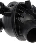 Straight Bolt On Engine Coolant Thermostat Housing Assembly Water Outlet Replacement built from durable black material for reliable use.