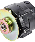 Ford 1Wire Alternator 140 Amp High Output 12 Volt Internal Regulator With Single Groove V Belt Pulley and Fan Baffle heavy duty component