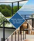 Top Tier Bulletproof Black Corner Connector For 90 Degree Cable Deck Hand Rail High Strength Pom Top Rail Fitting Seamless Hidden Joining Hardware Two Pack installed in multiple outdoor and indoor scenarios.