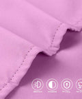 Close-up of pink fabric of Light Blocking Classroom Curtains 10W X 40H Blackout Roller Blinds For Windows And Door Panels