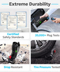 Tesla Nacs To J1772 Ev Charger Adapter 60Amp 250Volt with drop resistance and certified safety standards.