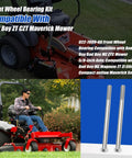 Front Wheel Bearing Kit Compatible with Bad Boy ZT CZT Maverick Mower 022-7009-00, includes 5/8-inch axle bolts