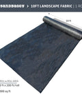 Extra Wide 10 Foot By 200 Foot Landscape Fabric Roll For Weed Barrier And Ground Cover In The Garden Industrial Grade UV Protected