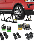 6000TLX Portable Car Lift Bundle With Pinch Weld Blocks And Wall Hangers ALI Certified 110V Power Unit 6000 Lb Capacity