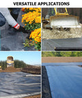Heavy Duty 5 Oz Landscape Fabric 13x115 Ft Driveway And Weed Barrier For Erosion Control French Drain Garden Landscaping