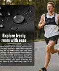 Outdoor Chest Bag For Men With Built In Phone Holder, Lightweight EDC Chest Pack For Workouts, Running, Cycling, Hiking