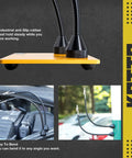Third Hand Soldering Tool With Four Magnetic Gooseneck Arms And Stainless Clips, weighted base and anti-slip feet demo