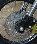 190mm Front Brake Disk Rotor With Pad For 110Cc 125Cc 150Cc Dirt Bikes Pit Bikes Quad ATV SSR RM85 YZ80 Upgrade Kit Aluminum Alloy Durable High Performance Braking