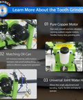 Heavy Duty Fully Automatic Circular Saw Blade Grinder with pure copper motor and oil can for 100 to 800mm blades.