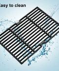 Premium durable heat resistant enamel cast iron cooking grid grate for four burner gas grill, easy to clean.