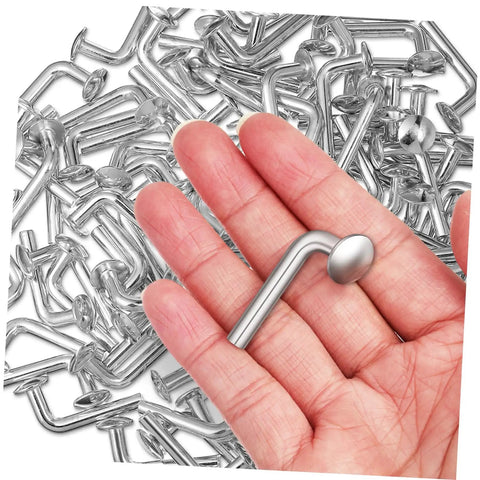 Heavy Duty Drop Pin Latch Clips For Pallet Rack Shelving 100 Piece Set Rust Proof Beam Safety Lockpins Rock Solid Warehouse Storage Assembly Snap Fasteners That Grip Tight