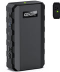 Portable Laptop Battery Bank With 110V 65W AC Outlet For On The Go Power And Emergency Backup, 88.8 Watt Hours 24000mAh, side view