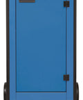 Back view of Heavy Duty Rolling Tool Trolley Featuring Six Smooth One Hand Drawer Glides And A Built Tough Abs Work Bench Top.