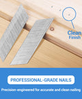 15 Gauge Finish Nails One And Three Quarters Inch 34 Degree Angled Galvanized Finishing Nails for clean cabinetry