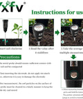Instructions for using All In One Soil PH Tester And Moisture Light Meter With 11.6 Inch Probe No Battery Needed For Gardeners And DIYers