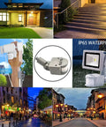 Collage featuring PIR Motion Detector Outdoor Sensor Switch for LED Lights, Auto Dusk To Dawn, waterproof smart switch, Passive Infrared Human Body Sensor, AC110-220V.
