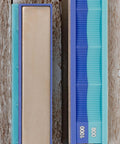 Two Sided Diamond Stones Pack 800 Grit And 1000 Grit for Knife Sharpening on wooden surface, top view