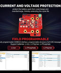 Top Shelf Heavy Duty High Voltage Master Board For Electric Vehicle Lithium Batteries, red circuit board design with programmable features.