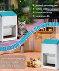 Heavy Duty Gravity Automatic Cat And Dog Feeder Outdoor No Sweat Design Large Capacity, galvanized steel, suitable for indoor or outdoor use.