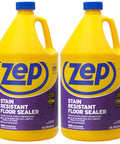 Tough As Nails Stain Resistant Floor Sealer Case Of Two One Gallon Containers, yellow plastic jugs for concrete protection.