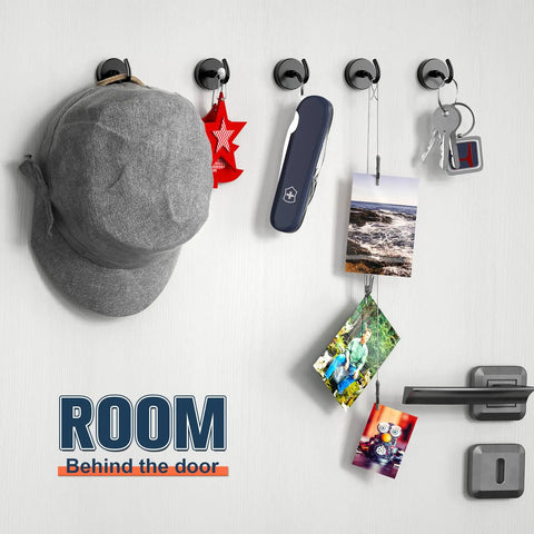 Heavy Duty Magnetic Hooks For Cruise Cabins 20 Pack Black Reusable Wall Organizers With Super Strong 50 Pound Hold For Keys Towels Swimsuits And Signs Total Game Changer That Saves Real Cabin Space Today