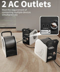 355 CFM Blower Fan With Detachable Filter for Easy Cleaning, featuring two AC outlets and a high-velocity air mover design.