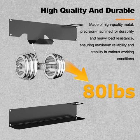 Wall Mounted Floor Jack Stand Storage For Racing Jacks 1.5 To 3 Tons, Universal Wall Rack Mount Brackets, metal construction