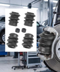 Black 4 Piece Caliper Rebuild Kit With Caliper Slide Pin Boots For Most Vehicles DIY Friendly Automotive Replacement brake parts