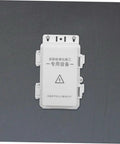 Hohopeti Heavy Duty Waterproof Electrical Junction Box for Outdoor Wiring Keeps Everything Dry And Safe For Your Camera Setup Or Garage With Easy Install Sturdy Plastic Build showing front view on a dark background.
